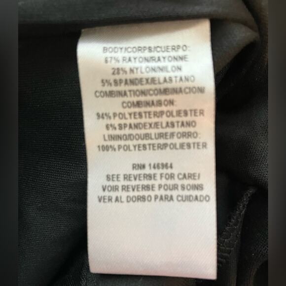 New ~  JULIA JORDAN ~ Long Sleeve Mesh Insert Jumpsuit 2 HOLIDAYS - Picture 5 of 7